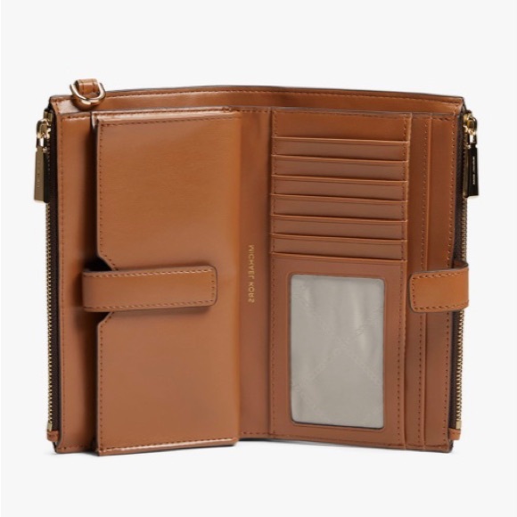 NWT Michael Kors Jet Set Double Zip Wristlet - Picture 2 of 4